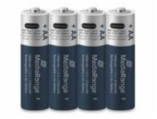 MediaRange nabíjecí USB-C Li-Ion baterie Mignon AA, 1,5V, 1400 mAh, 4ks