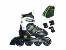 Muuwmi nastavitelná velikost dětských inline bruslí 33-36, inline brusle