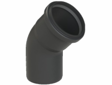 Almeva STARR Koleno 45° DN60 UV stabilní Černá