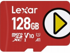 Lexar Paměťová karta PLAY MicroSDXC 128 GB třída 10 UHS-I/U1 A1 V10 (LMSPLAY128G-BNSNG)
