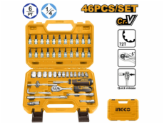 Ingco HKTS14462 Gola sada 46ks 1/4 