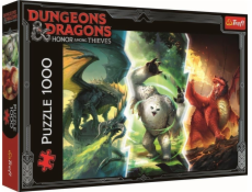 Trefl 1000dílné puzzle Legendární monstra z Faerun Dungeons & Dragons