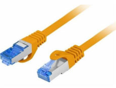 Lanberg Patchcord cat.6a S/FTP LSZH CCA 0,25m oranžový, fluke
