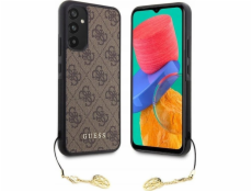 Guess Pouzdro Guess GUHCSA34GF4GBR pro Samsung Galaxy A34 5G hnědé/hnědé pevné pouzdro 4G Charms Collection
