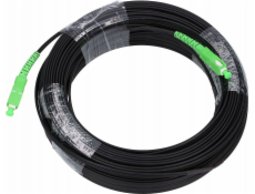Extralink Patchcord SC/APC-SC/APC SM G.657A2 SIMPLEX 15m plochý