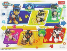 Trefl Drewno Dřevěné puzzle Paw Patrol, 8 dílků, střední velikost
