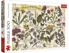 Trefl Puzzle 500 dílků Herbář léčivých bylin