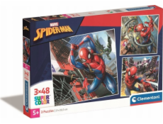 Clementoni Puzzle 3x48 dílků Spider-Man