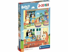 Clementoni Puzzle 2x20 dílků Bluey Clementoni Puzzle 2x20 dílků Bluey