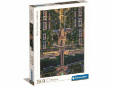Clementoni Puzzle Let nad Paříží 1500 dílků