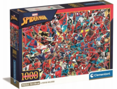 Clementoni Puzzle 1000 dílků Kompaktní Spider-Man