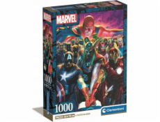 Clementoni Puzzle 1000 dílků Kompaktní Marvel The Avengers
