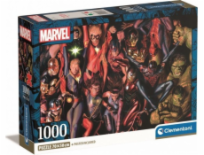 Clementoni Puzzle 1000 dílků Kompaktní Marvel The Avengers