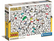 Clementoni Puzzle 1000 dílků Kompaktní Impossible Peanuts Clementoni Puzzle 1000 dílků Kompaktní Impossible Peanuts