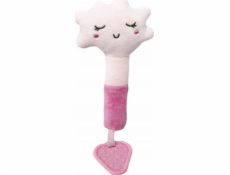 TULILO Hračka se zvukem - Růžový obláček 17 cm