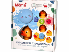 Hencz Toys Mýdelní miska s kachničkami a šumivou koupelovou koulí