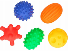 Hencz Toys Senzorické míčky 5 kusů pastelové barvy