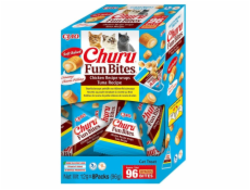 INABA Churu Fun Bites Chicken and tuna - pamlsek pro kočky - 8x12g INABA Churu Fun Bites Chicken and tuna - pamlsek pro kočky - 8x12g