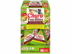 INABA Churu Fun Bites Chicken and pumpkin - pamlsek pro kočky - 8x12g