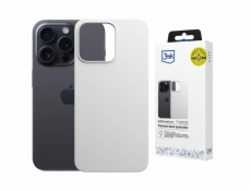 3MK Silikonový kryt Hardy MagSilicone pro Apple iPhone 13 Pro Max, stříbrný