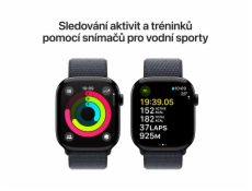 Apple Watch S10/46mm/Jet Black/Sport Band/Ink