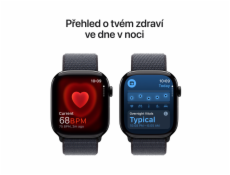 Apple Watch S10/42mm/Jet Black/Sport Band/Ink