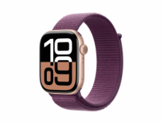Apple Watch S10 Cell/46mm/Rose Gold/Sport Band/Plum