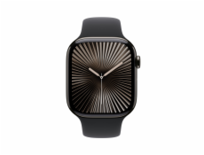 Apple Watch S10 Cell/46mm/Slate Grey/Sport Band/Black/-S/M
