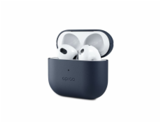 Epico Leather Case Airpods 4 - modrá