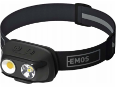 EMOS COB LED nabíjecí čelovka P3542, 500 lm, 130 m, Li-pol 1200 mAh