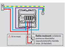 Legrand VALENA LIFE S NETATMO SMART SPÍNAČ S MOŽNOSTÍ STMÍVÁNÍ SN ŘIDIČEM Hliník