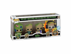 POP! 4 Pack Marvel: I Am Groot - Groot Special Edition (Glows in The Dark)
