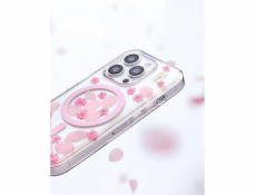 iDeal Fashion Clear Case MagSafe iPhone 16 Cherry Blossom