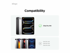 Elago pouzdro Magnetic Folio Case pro iPad Pro 11  M4 2024 - Dark Gray