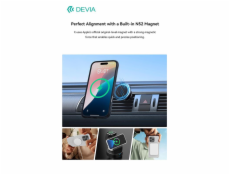 Devia kryt Ripple Magnetic Shockproof TPU Case pro iPhone 16 Pro Max - Gray