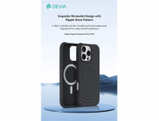 Devia kryt Ripple Magnetic Shockproof TPU Case pro iPhone 16 Pro Max - Black