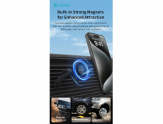 Deví držák do auta Smart Series Magnetic Air Outlet Vehicle Bracket - Black