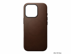 Nomad kryt Traditional Leather Case Magsafe pro iPhone 16 Pro - Brown