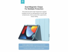 Devia pouzdro Leather Case with Pencil Slot pro iPad Pro 13  M4 2024 - Light Pink