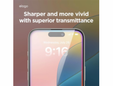 Elago ochranné sklo pro iPhone 16/15 - Crystal Clear