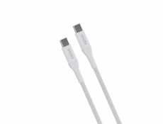 iStores by Epico Braided PD Cable 1.2m USB-C to USB-C - bílý