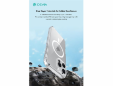 Devia kryt Pure Clear Magnetic Shockproof Case pro iPhone 16 Pro Max - Clear