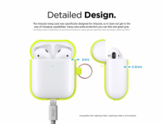 Elago Airpods 2 Silicone Hang Case - Neon Yellow