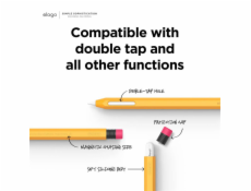 Elago kryt Classic Pencil Case pro Apple Pencil 2nd Gen & Pencil Pro - Stone