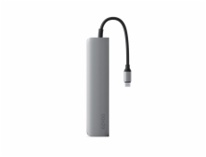 iStores by Epico 6in1 Aluminium Hub 8K s USB-C konektorem - prostorová šedá