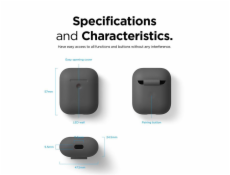 Elago Airpods 2 Silicone Case - Dark Gray