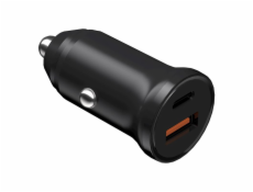 Deví nabíječka do auta Smart Series mini PD 30W Fast Car Charger - Black