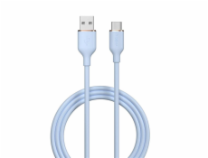 Deví kabel USB-A to USB-C Jelly Series Silicone Cable 1.2m - Blue