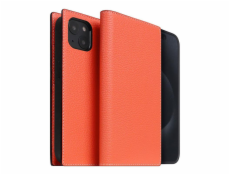 SLG Design pouzdro D8 Neon Full Grain Leather Diary pro iPhone 15 Plus - Coral SLG Design pouzdro D8 Neon Full Grain Leather Diary pro iPhone 15 Plus - Coral