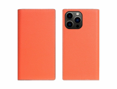 SLG Design pouzdro D8 Neon Full Grain Leather Diary pro iPhone 15 Pro - Coral